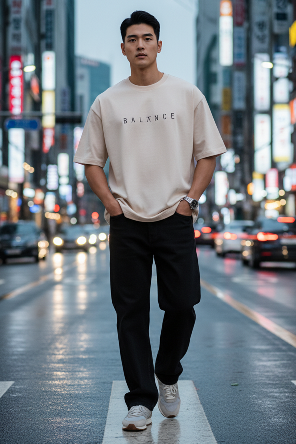 The Balance Drop Shoulder Tee