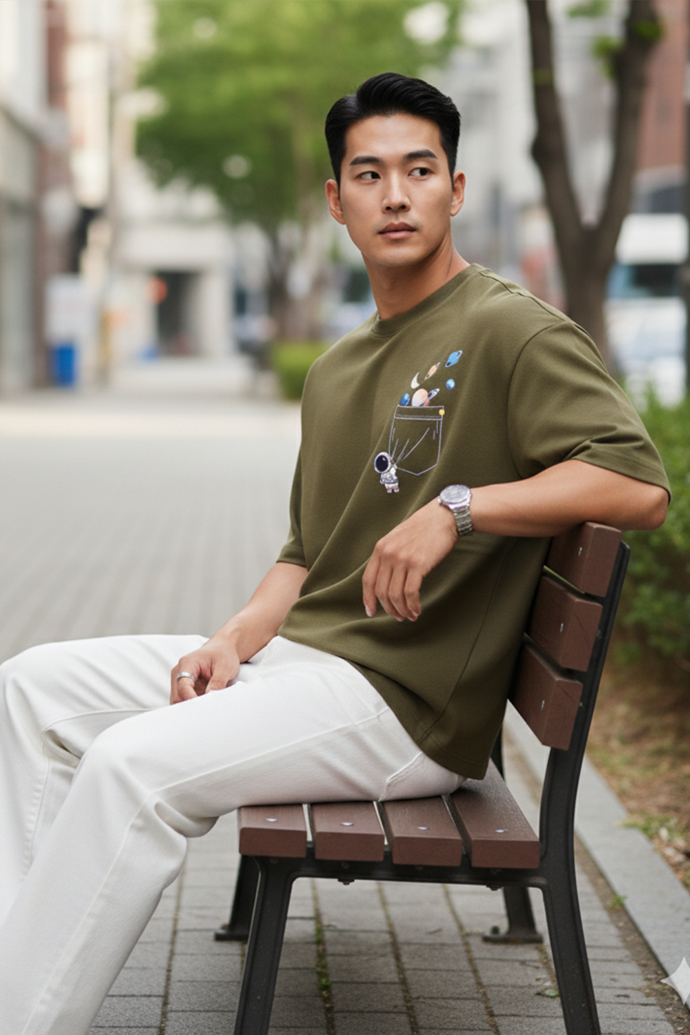 Cosmic Pocket Oversize Tee