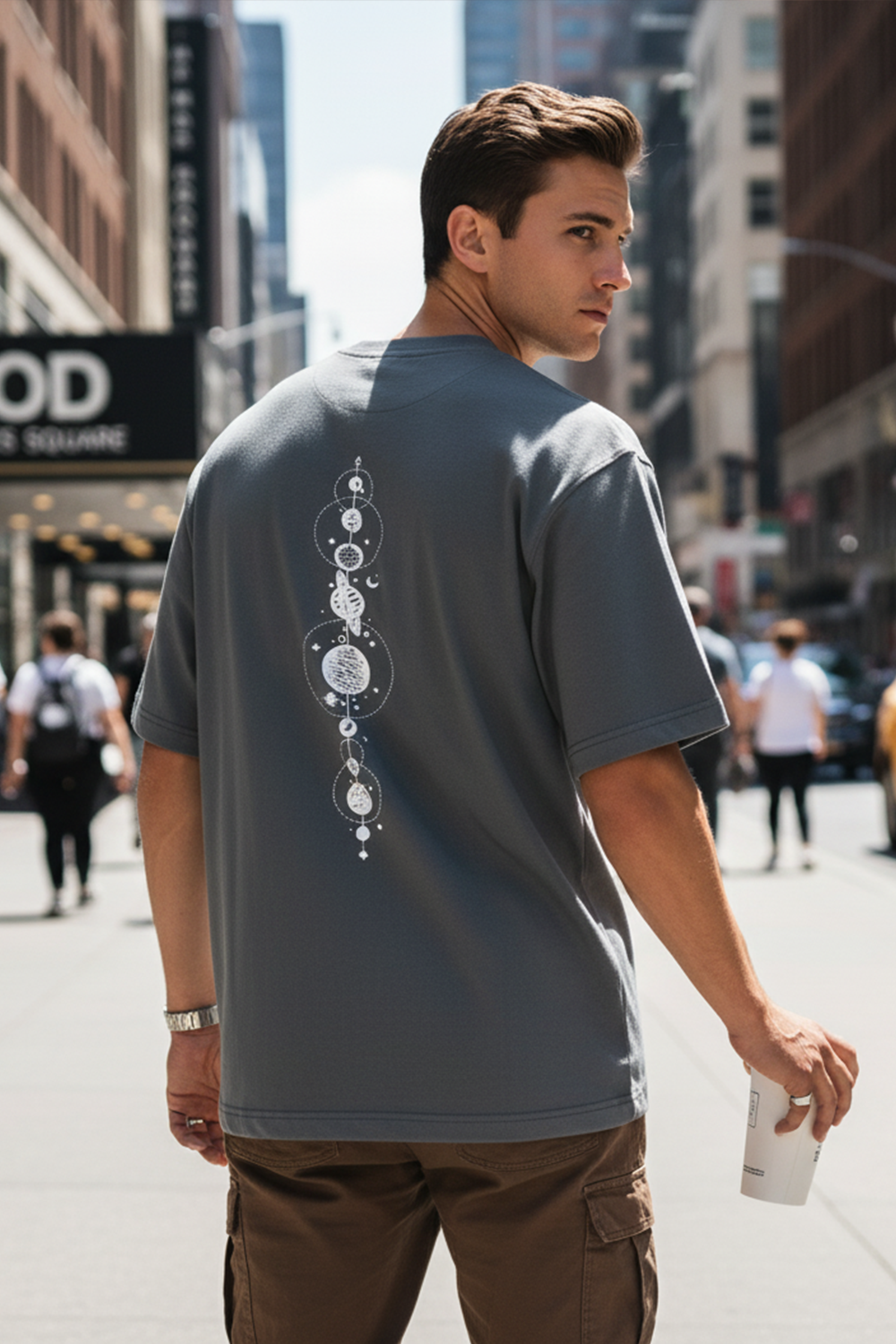 Astro Orbit Stack Oversized Tee