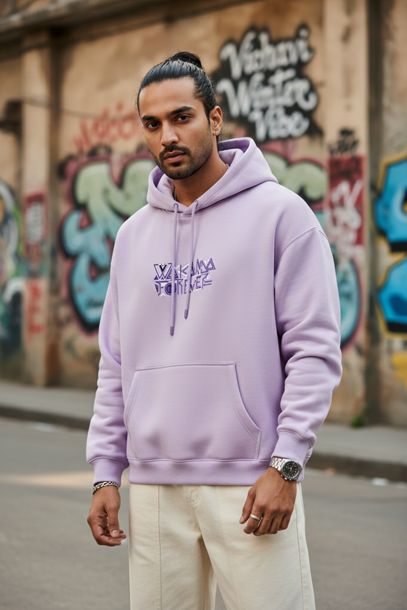 Soft Purple Wakanda Forever Hoodie
