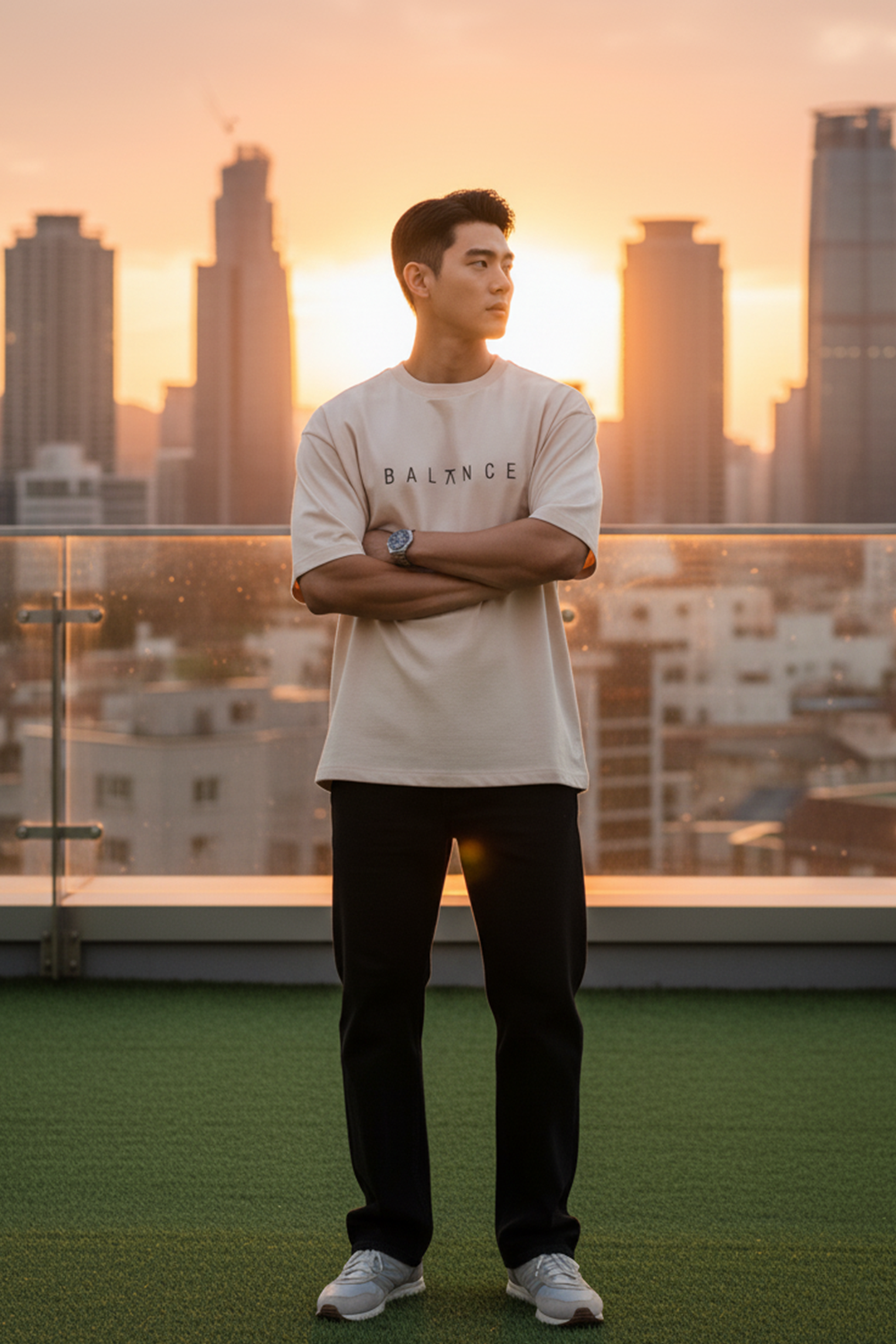 The Balance Drop Shoulder Tee