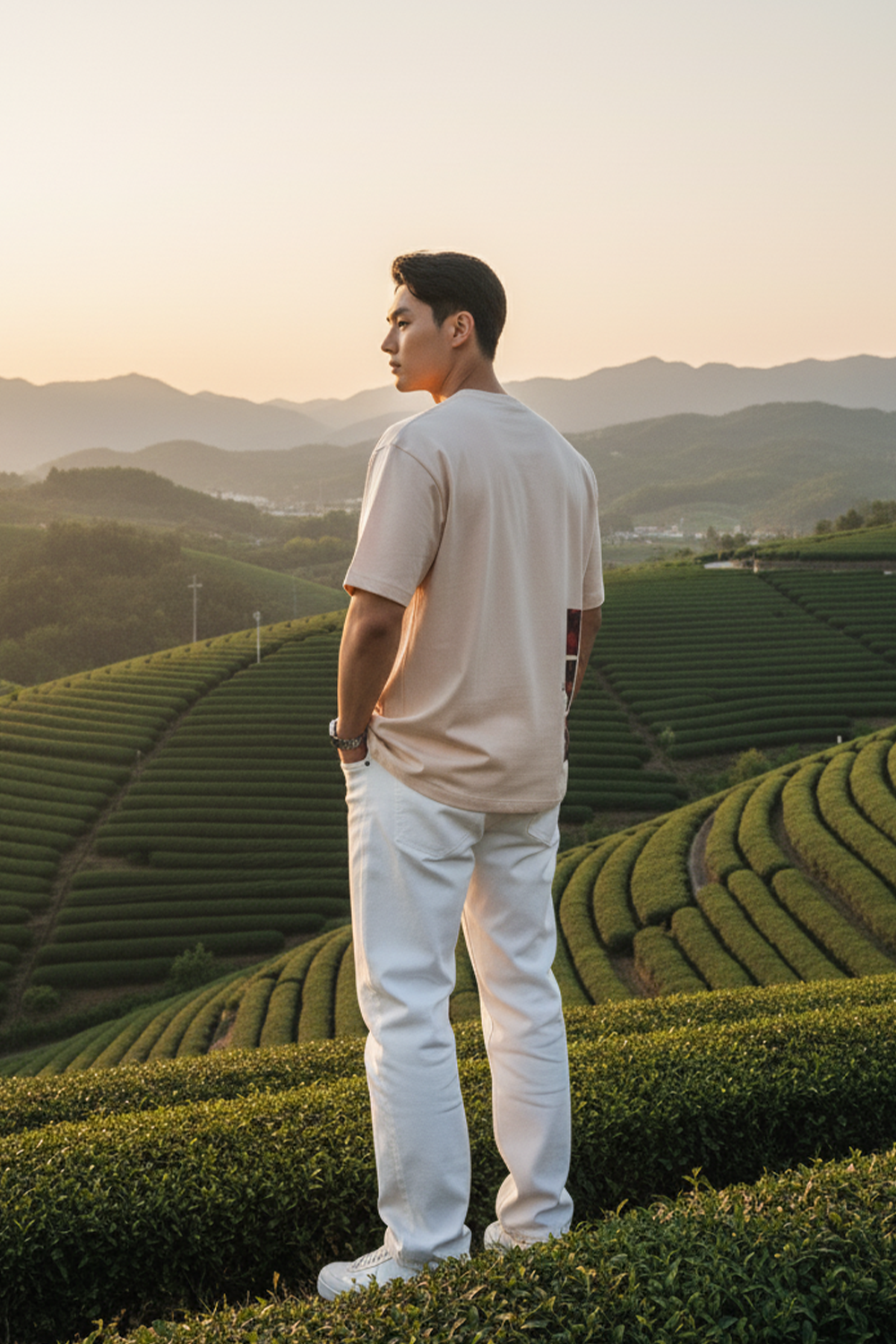 Side Graphic Streetwear Oversized Tee