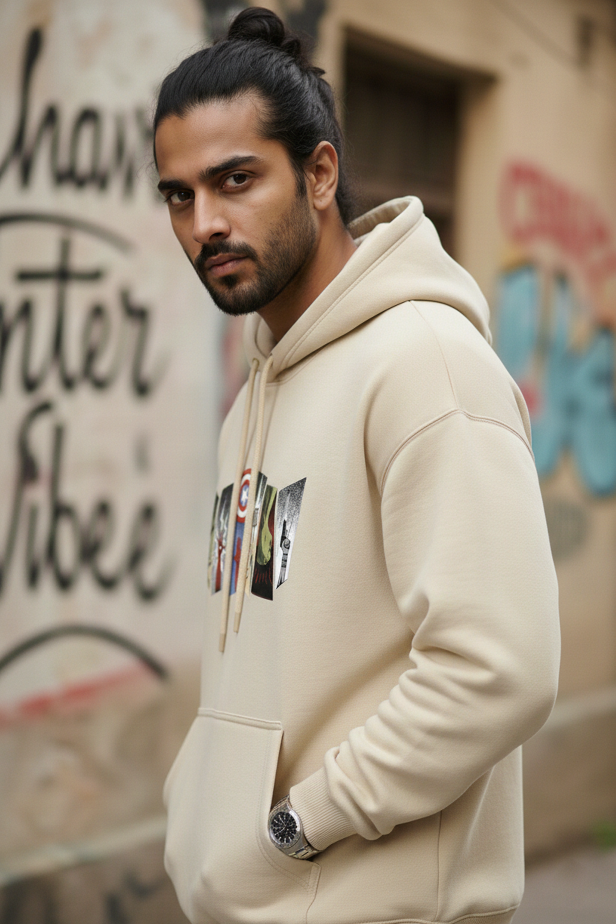 Marvel Graphic Hoodie — Off-White