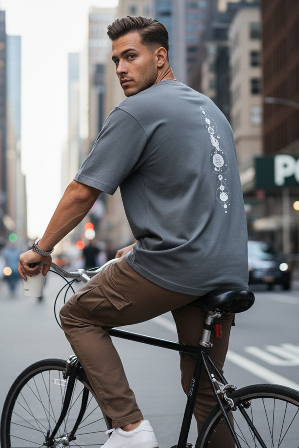 Astro Orbit Stack Oversized Tee