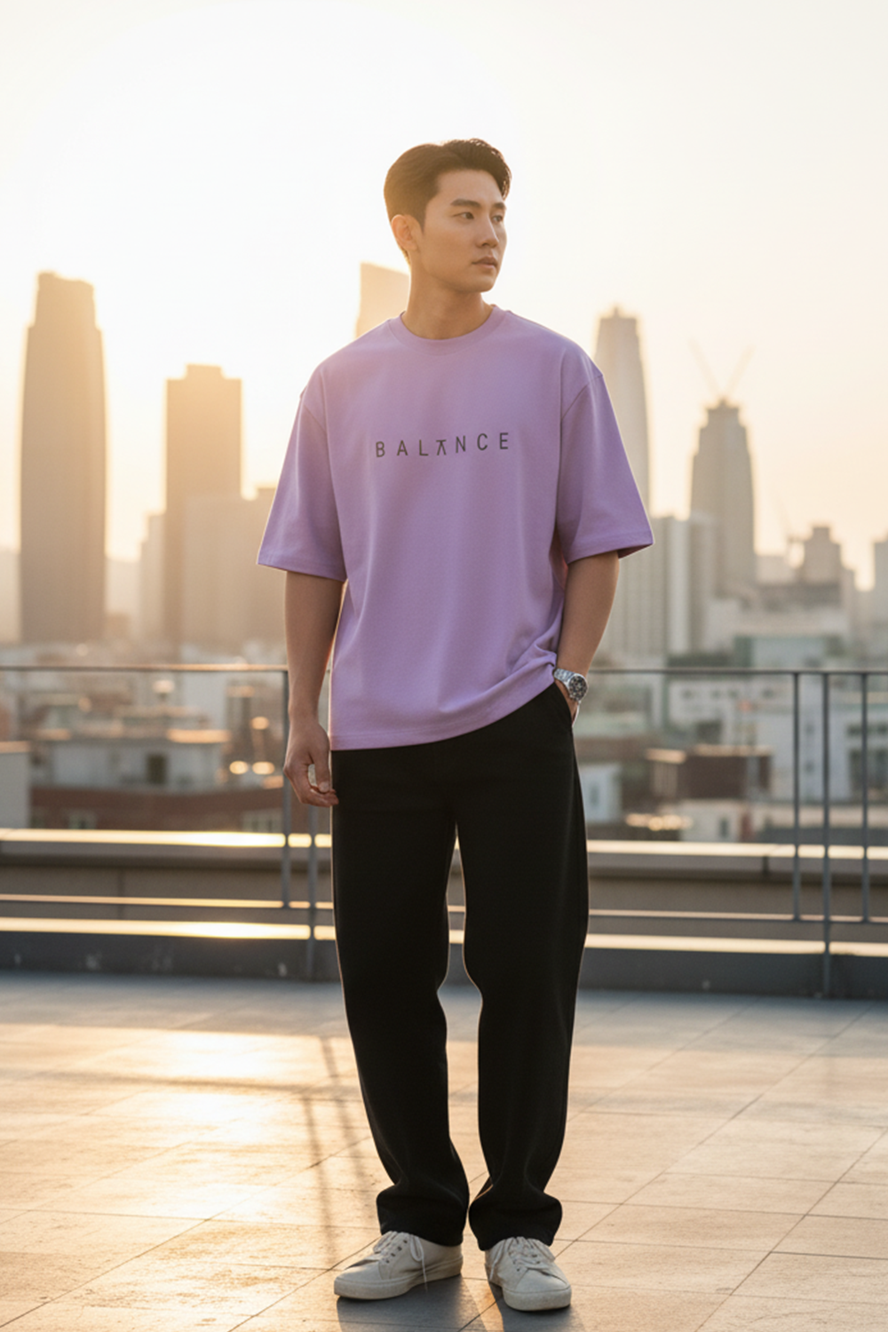 The Balance Drop Shoulder Tee