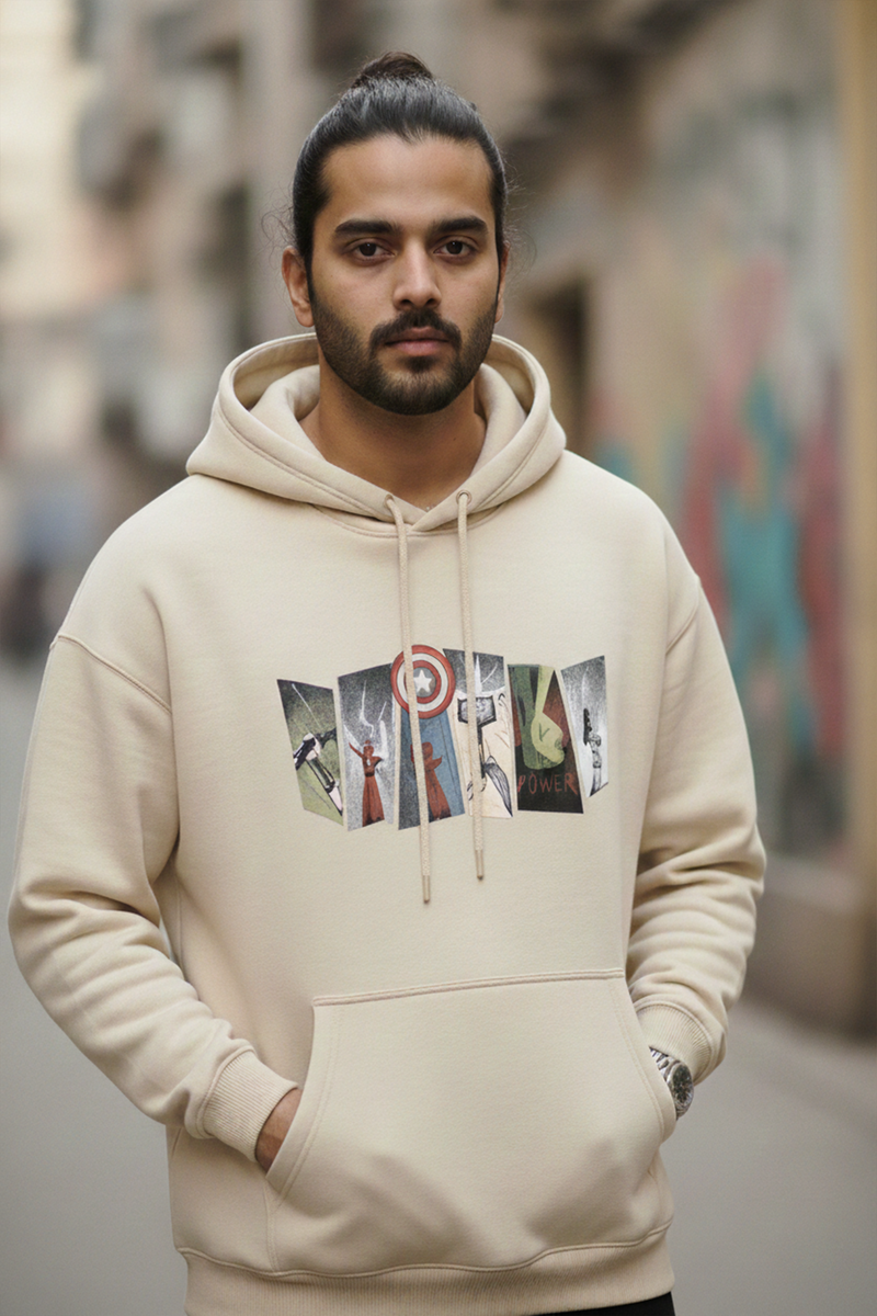 Marvel Graphic Hoodie — Off-White