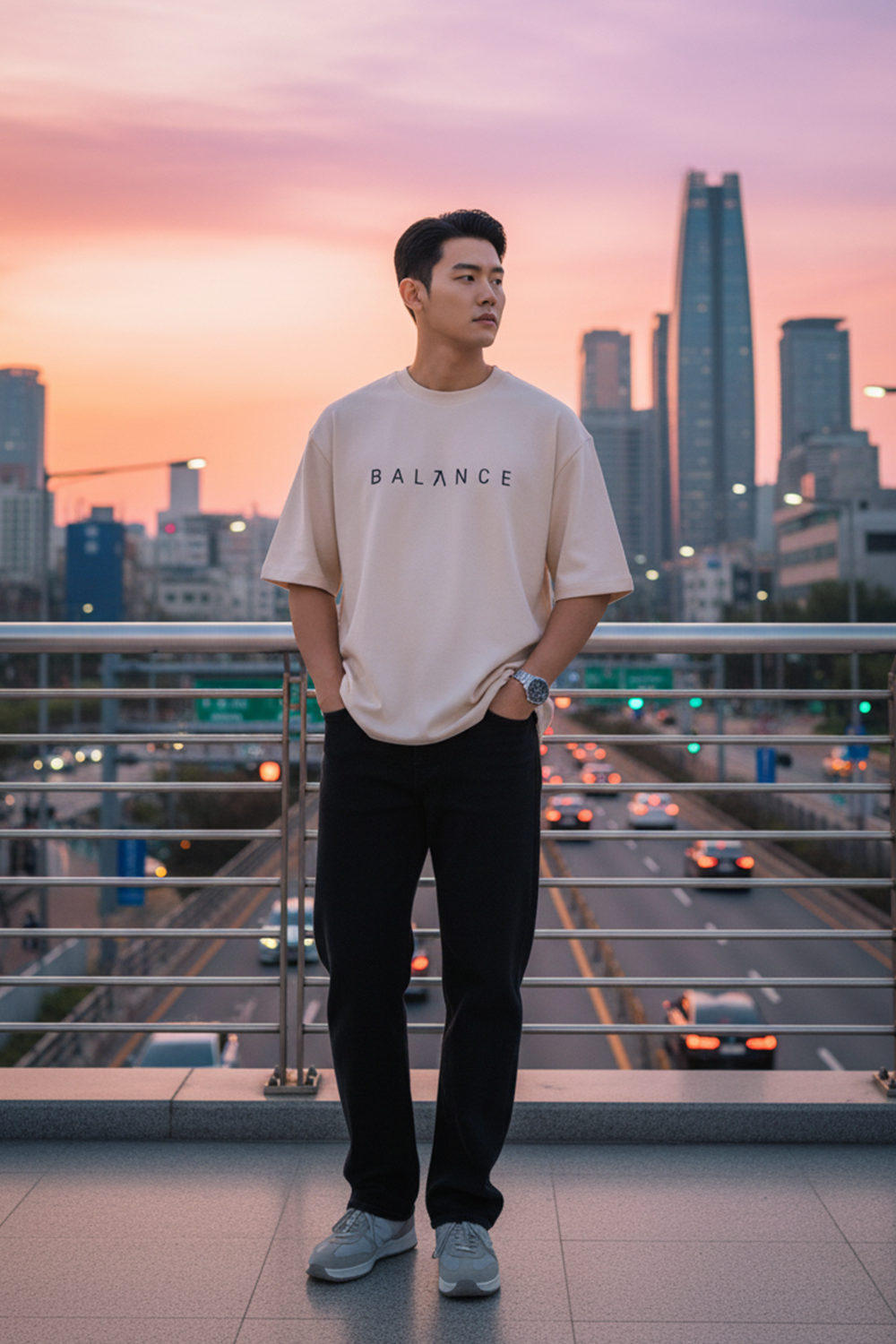 The Balance Drop Shoulder Tee