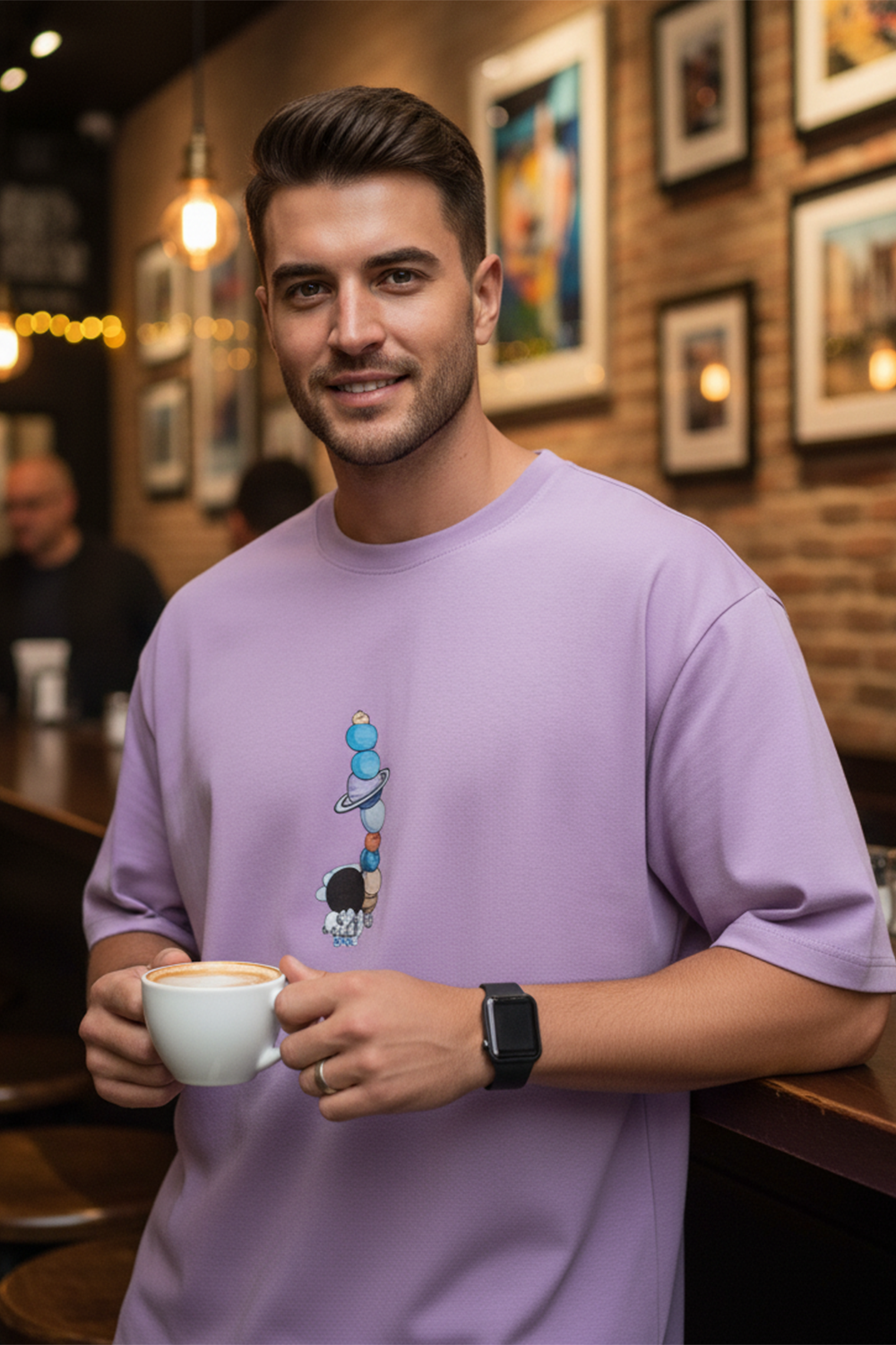 CosmoStack Lavender - Oversized Tees